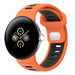 Google Pixel Watch 4 - 45mm Sport Duo Strap (Orange/Black)