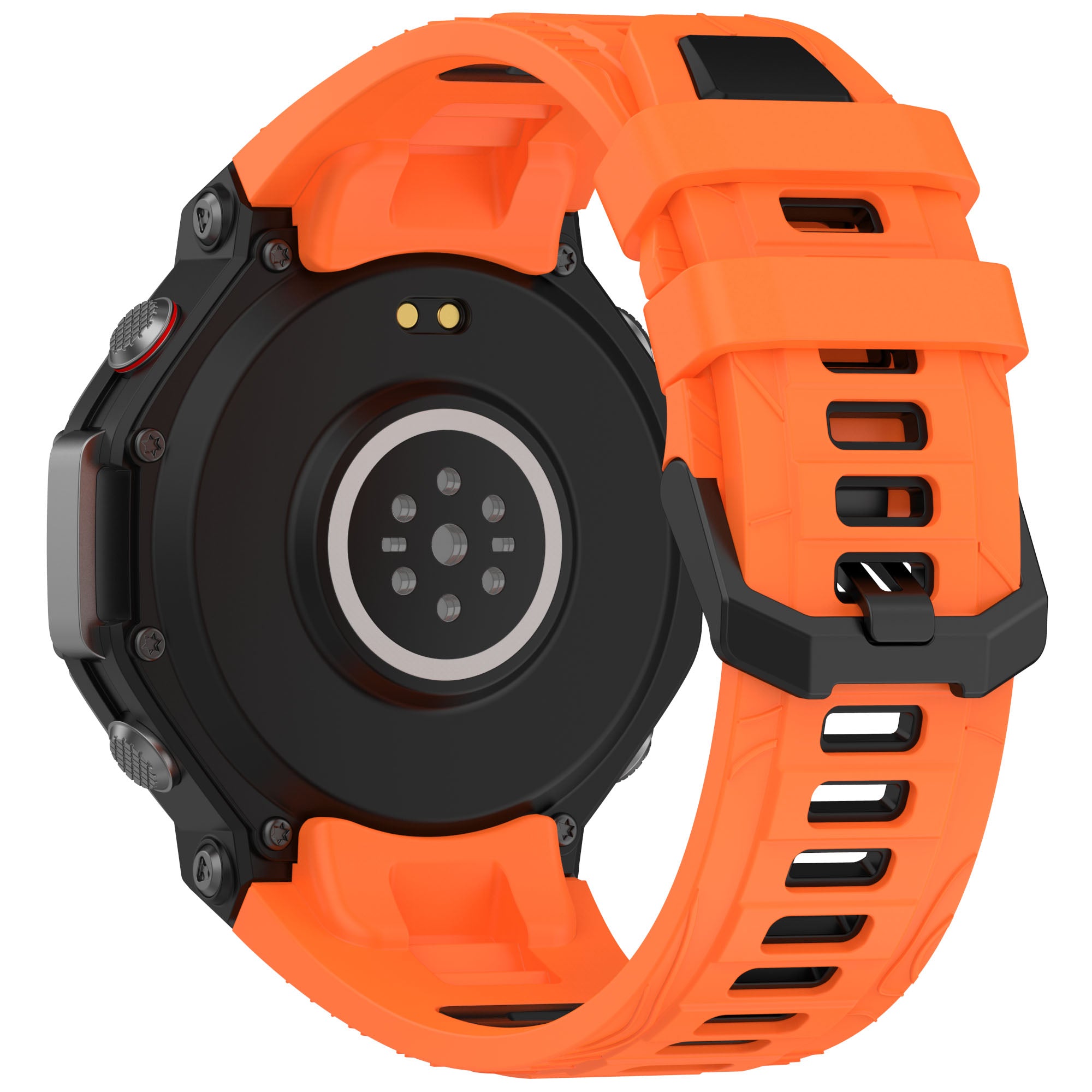 Amazfit T-Rex 3 Silicone Sport Strap (Orange/Black)