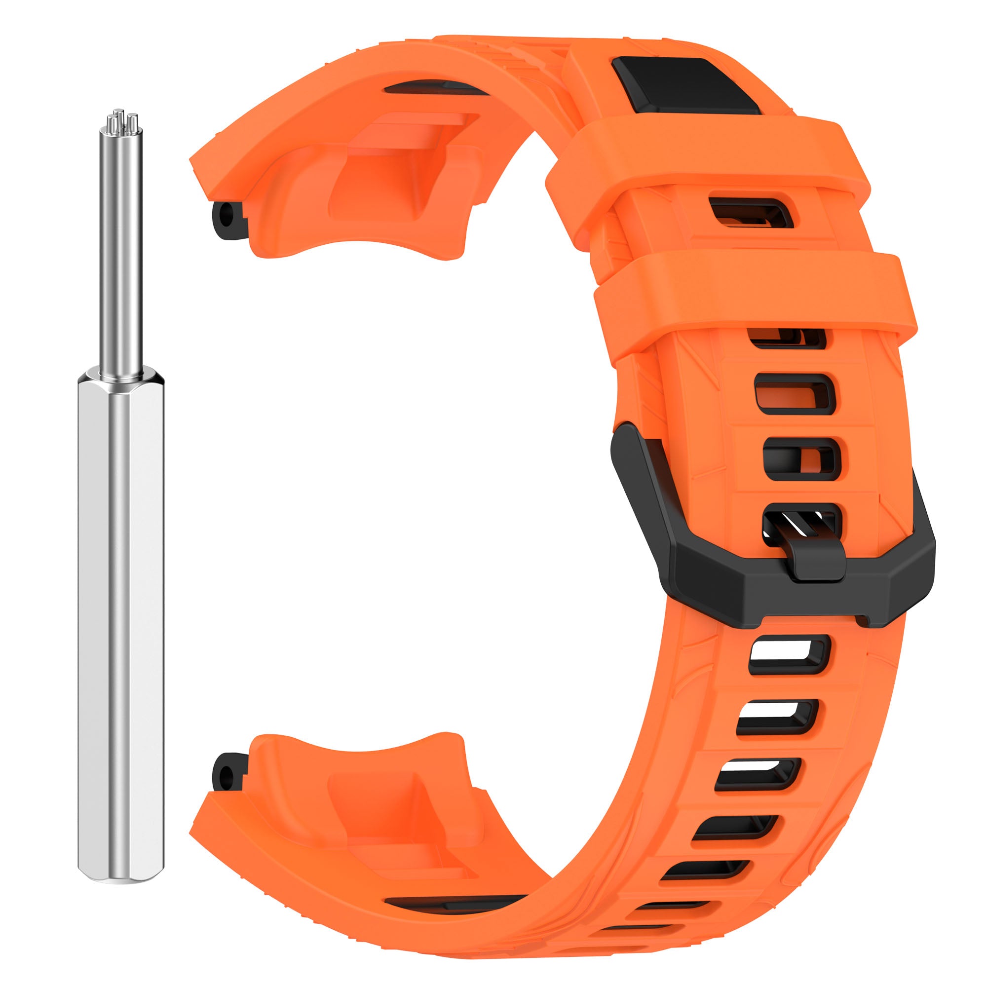 Amazfit T-Rex 3 Silicone Sport Strap (Orange/Black)