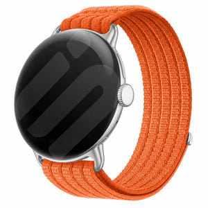 Google Pixel Watch 4 - 45mm Ultra Thin Nylon Strap (Orange)