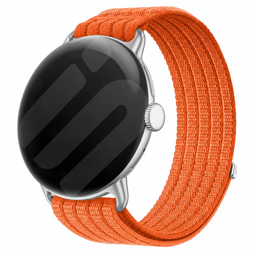 Google Pixel Watch 4 - 45mm Ultra Thin Nylon Strap (Orange)