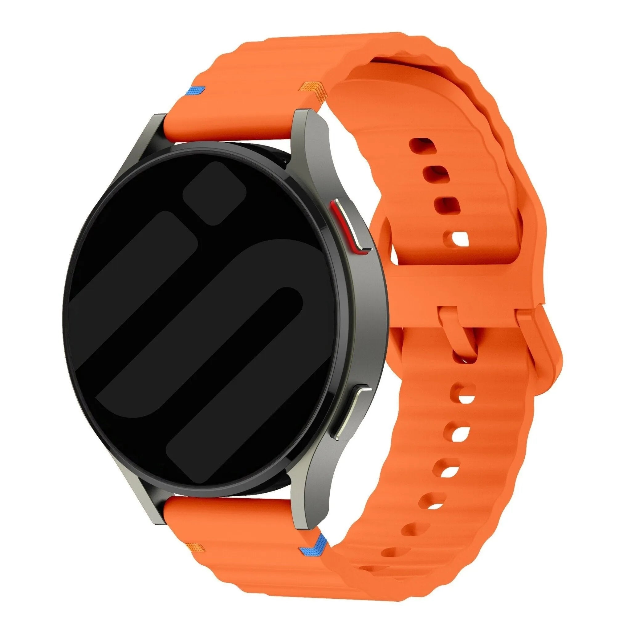 Coros Apex 42mm Wave Silicone Strap (Orange)