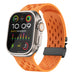 Apple Watch Silicone Air Strap with P-Buckle (Orange)