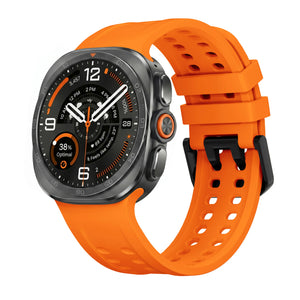 Samsung Galaxy Watch Ultra 2 Silicone Strap (Orange)