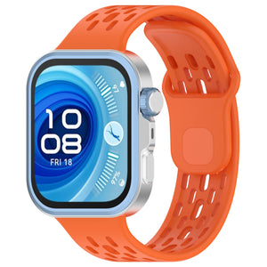 Huawei Watch Fit 4 Silicone Air Strap (Orange)