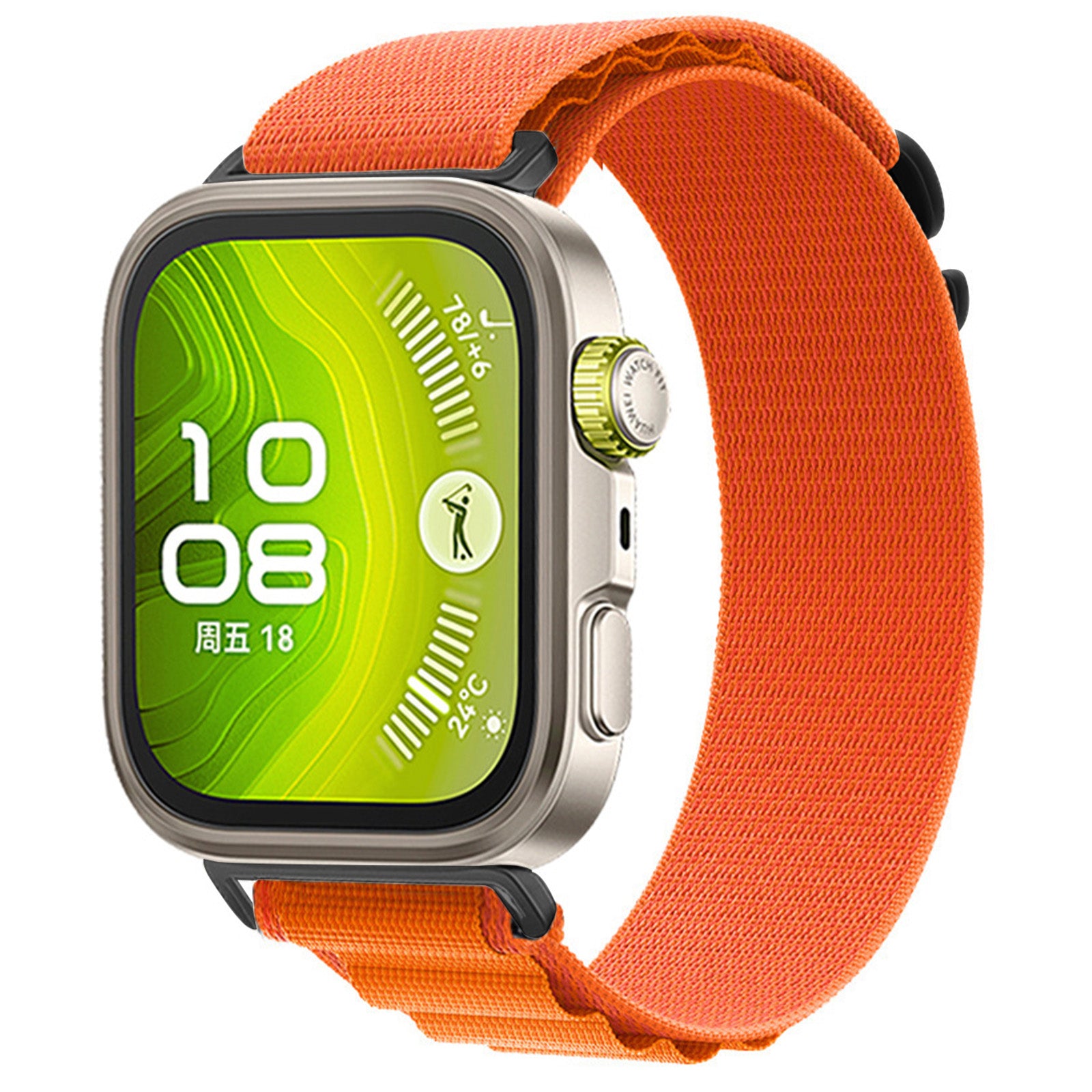 Huawei Watch Fit 3 Alpine Nylon Strap (Orange)