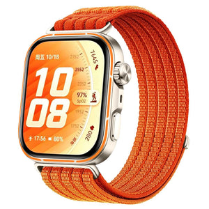 Huawei Watch Fit 3 Ultra Thin Nylon Strap (Orange)