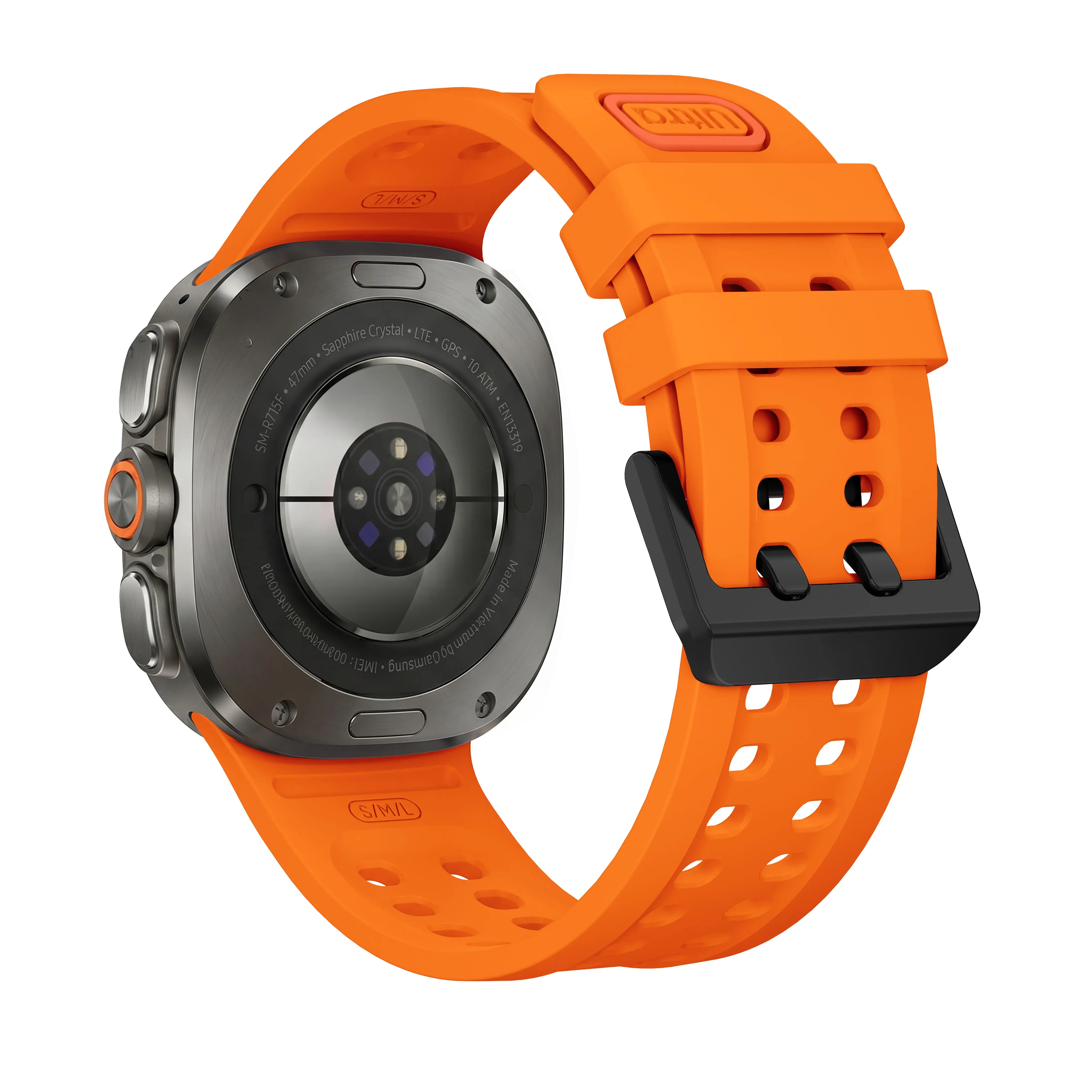 Samsung Galaxy Watch Ultra 2 Silicone Strap (Orange)