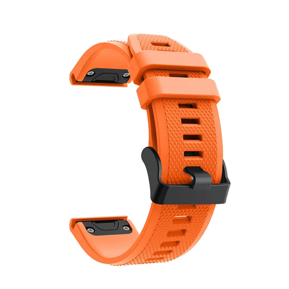 Garmin Tactix 8 - 47mm Silicone Strap (Orange)