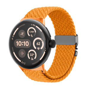 Google Pixel Watch 3 - 45mm Braided Strap with P-Buckle (Orange)