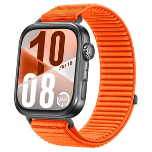 Huawei Watch Fit 4 Nylon Wave Strap (Orange)