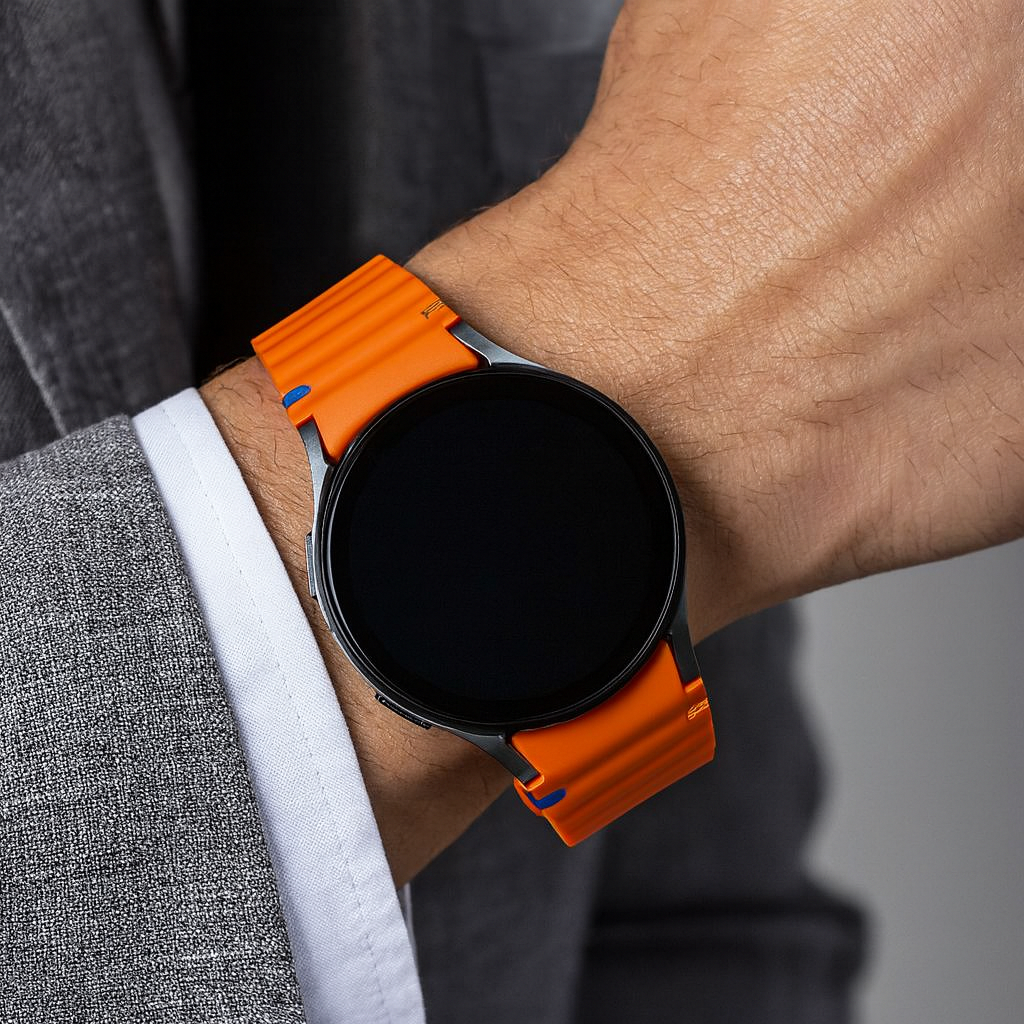 Samsung Galaxy Watch 4 40mm Wave Strap (Orange)