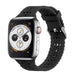 Apple Watch Patterned Silicone Strap (Black)
