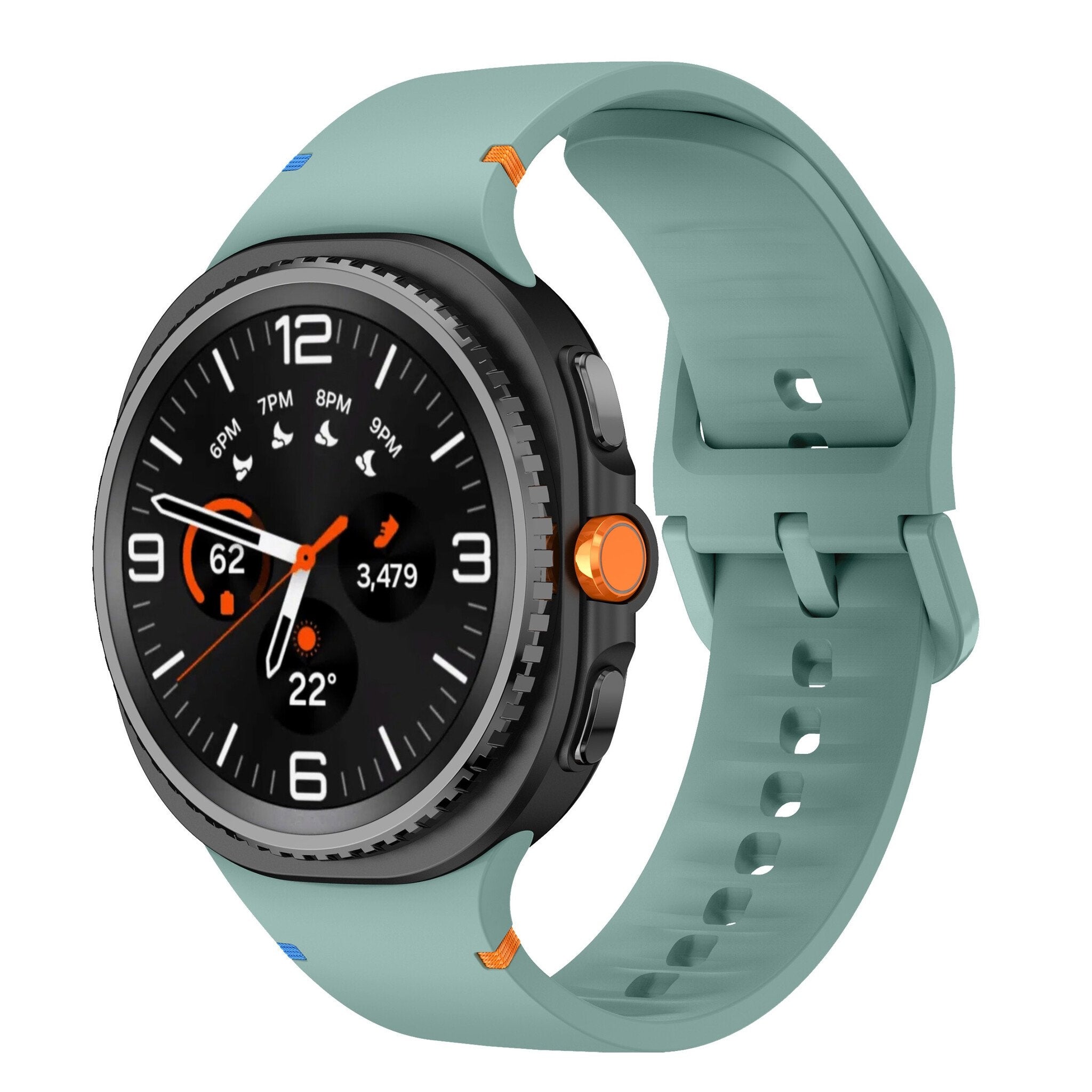 Samsung Galaxy Watch 8 - 44mm Silicone Strap (Pine Green)