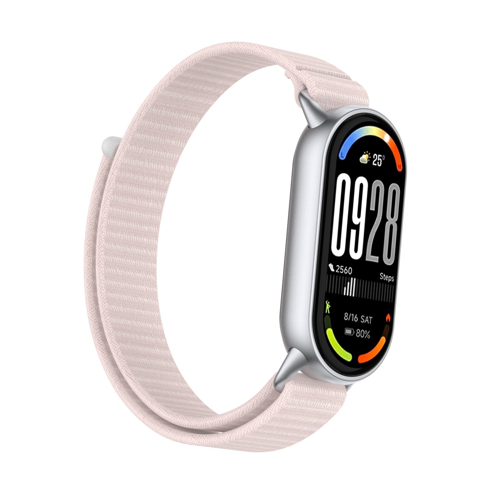 Xiaomi Smart Band 10 Modern Nylon Strap (Light Pink)