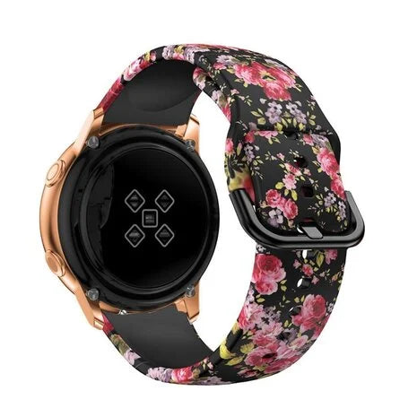 Pink Flower Withings Steel HR Sport Strap