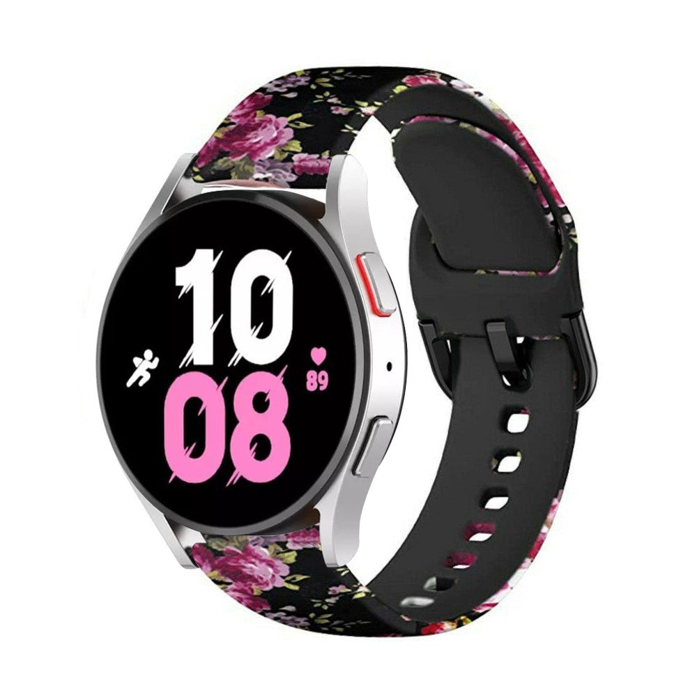 pink-flower-galaxy-watch-5-armband