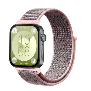 Huawei Watch Fit 4 Nylon Classic Strap (Pink Sand)