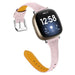 Fitbit Versa 3 Slim Leather Strap (Pink)