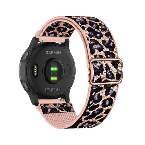 Withings ScanWatch Light Elastic Strap (Pink Leopard)