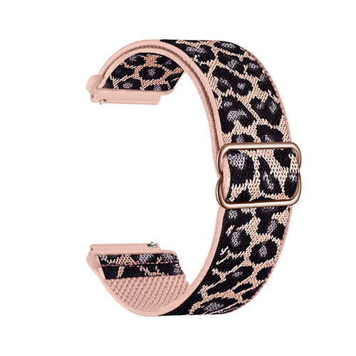 Withings ScanWatch Light Elastic Strap (Pink Leopard)
