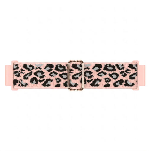 Withings ScanWatch Light Elastic Strap (Pink Leopard)