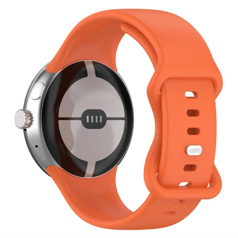 Google Pixel Watch 3 - 45mm Classic Silicone Band (Orange)