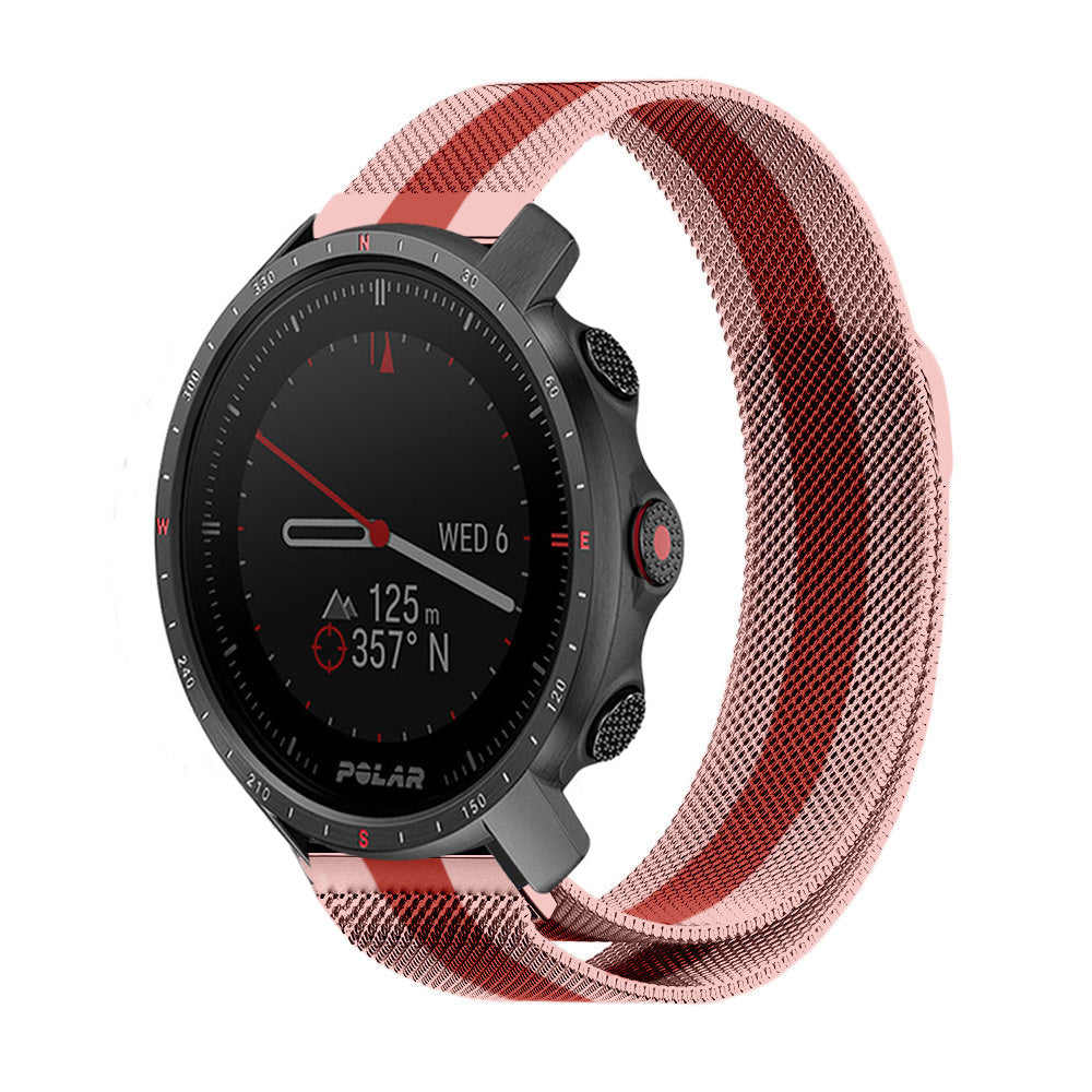 polar-grit-x-pro-milanese-band-roze-rood