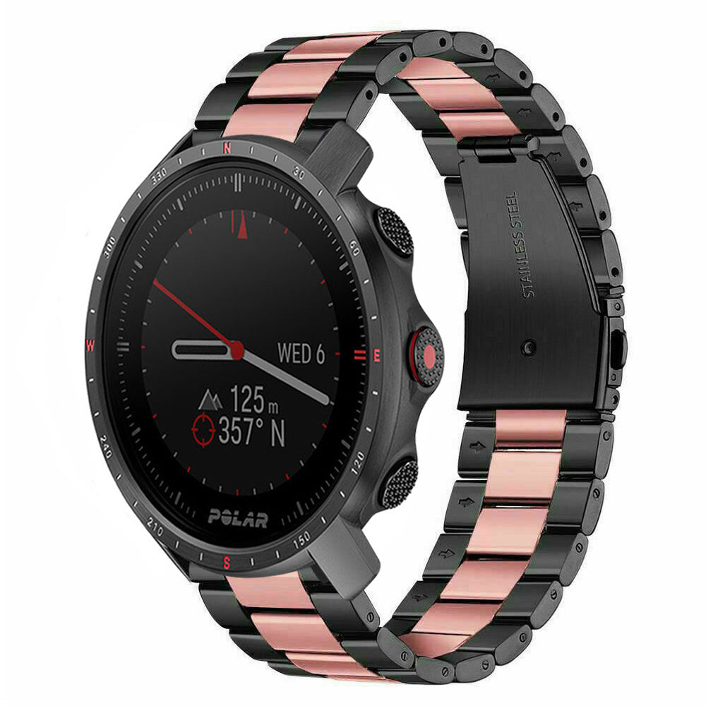 polar-grit-x-pro-stalen-band-zwart-roze