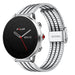 Polar Grit X Fine Steel Strap (Silver/Black)