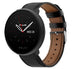 Polar Ignite 2 Leather Strap (Sleek Black)