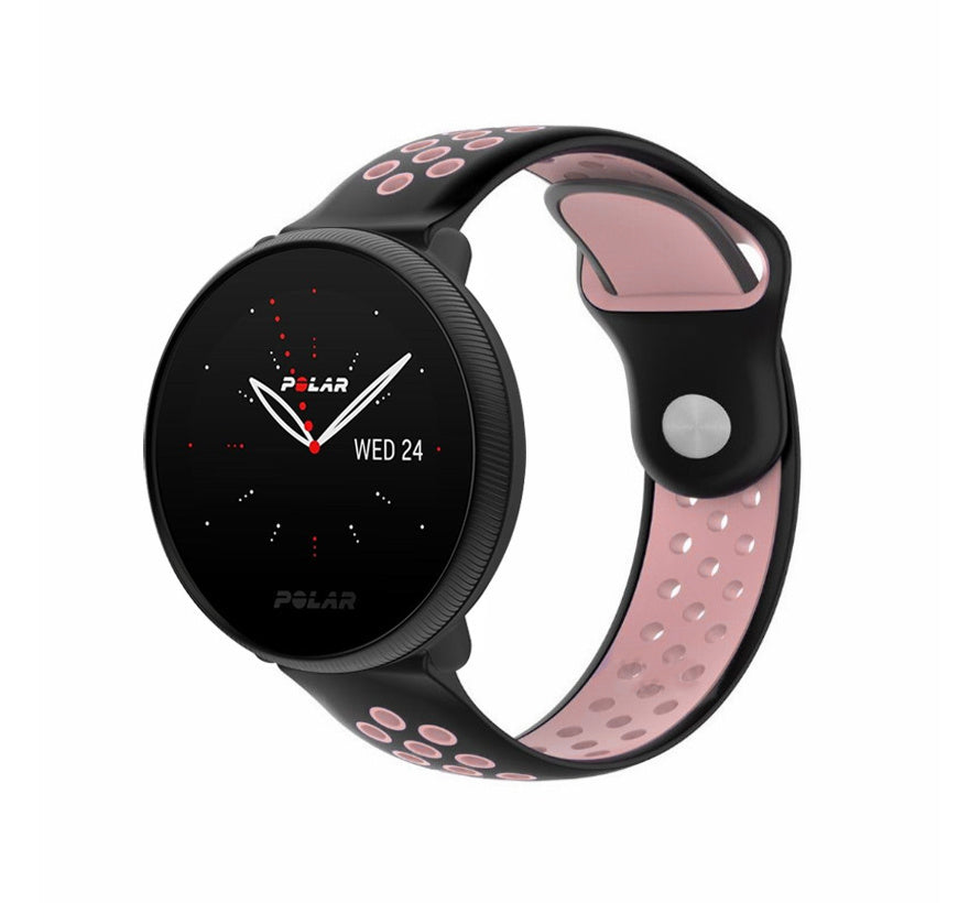 polar-ignite-2-sport-band-zwart-roze