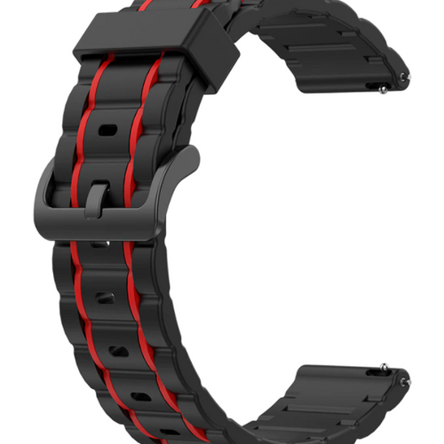 Amazfit GTS 4 Sport Buckle Strap (Black/Red)