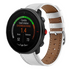 Polar Vantage M Leather Strap (White)
