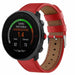 Polar Vantage M Leather Strap (Red)