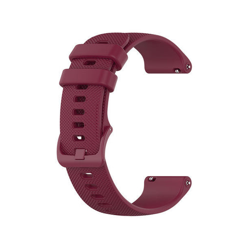 ICE Smart TKS Rectangular 1.41 Premium Silicone Strap (Wine Red)