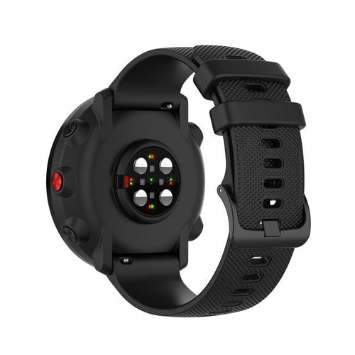 Coros Pace 3 Premium Silicone Strap (Black)