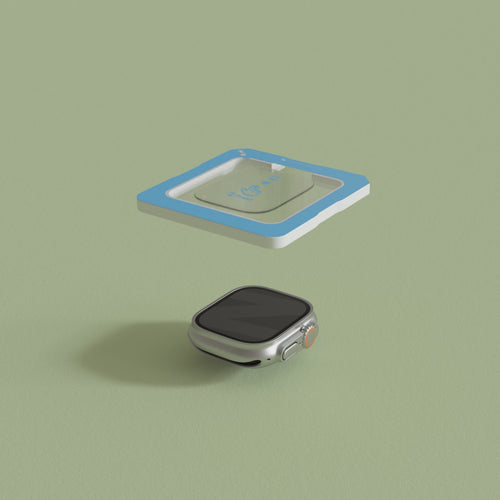 Bandz Apple Watch Ultra Glass Screenprotector with One-Click Tool