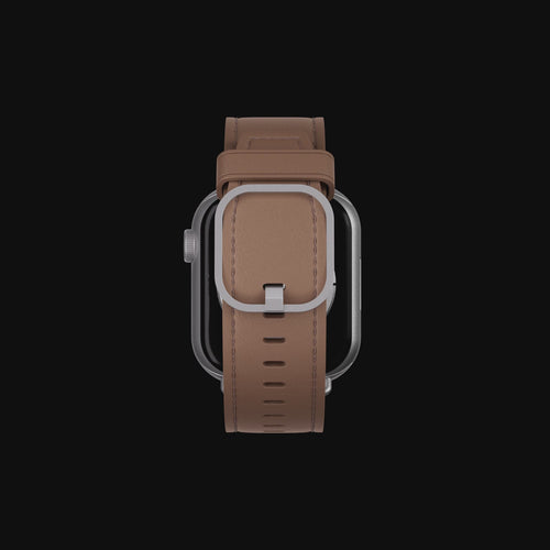 Bandz Apple Watch Leather Strap 'Classic' (Light Brown)