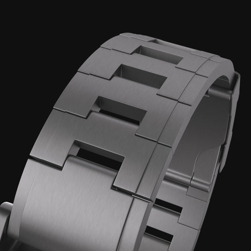 Bandz Garmin Approach S72 - 47mm Titanium Link Strap (Black)