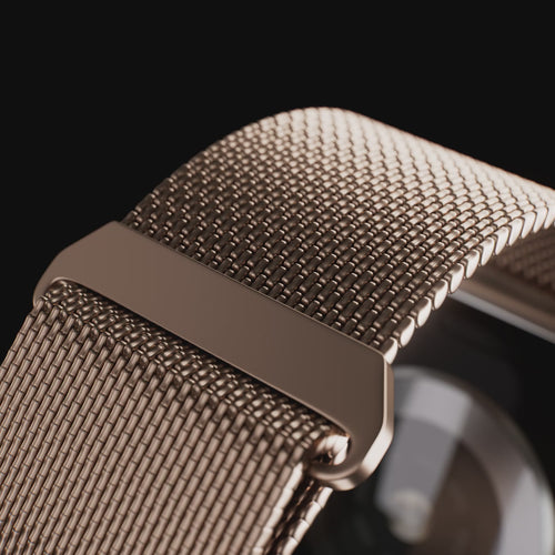 Apple Watch Milanese Strap with Buckle (Black)