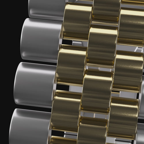 Apple Watch Steel Strap Jubilee (Black/Silver)