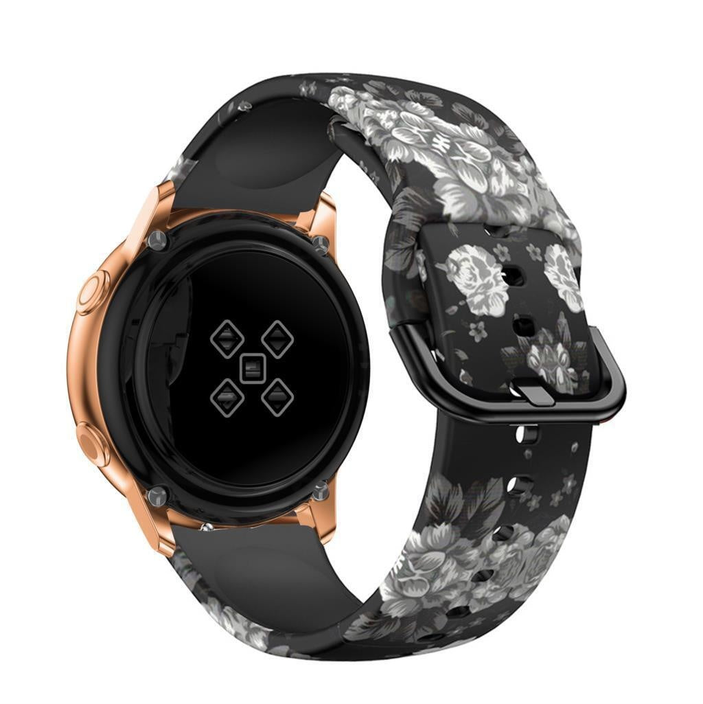 Grey Flower Withings Steel HR Sport Strap