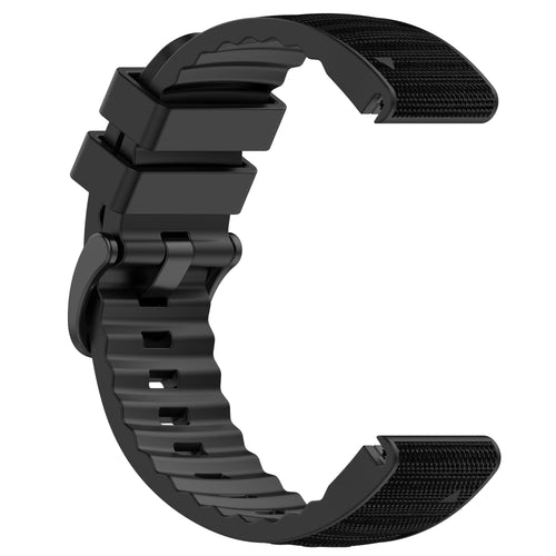 Garmin Quatix 8 Pro - 47mm Hybrid Nylon Strap (Black)