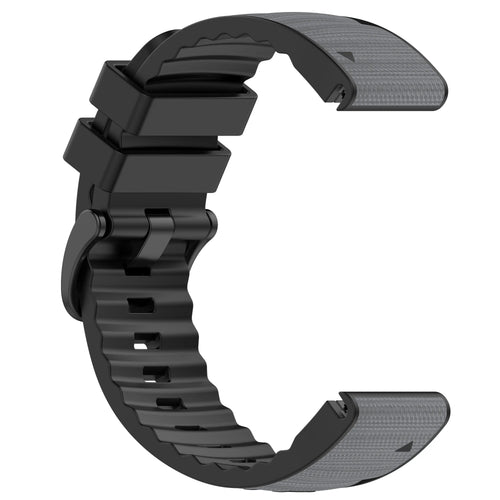 Garmin Quatix 8 Pro - 47mm Hybrid Nylon Strap (Light Grey)