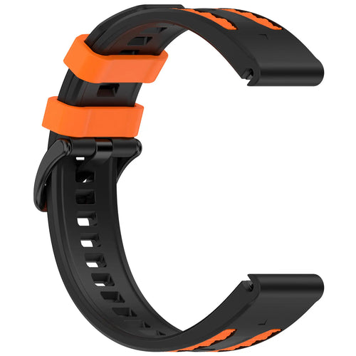 Garmin D2 Mach 1 Pro Sport Grain Strap (Black/Orange)