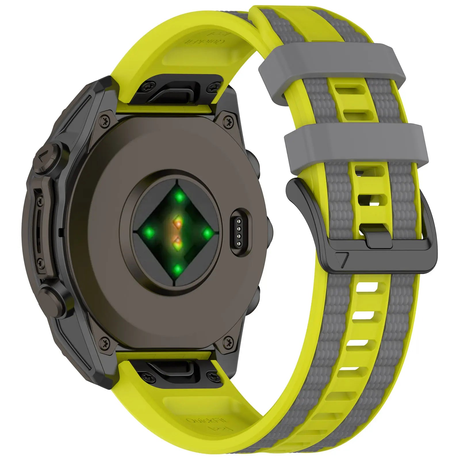 Garmin Descent MK2 Sport Grain Strap (Lime/Dark Grey)