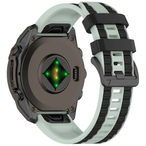 Garmin Forerunner 745 Sport Grain Strap (Mint/Black)