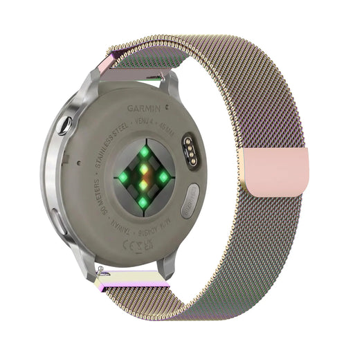 Garmin Forerunner 70 Milanese Strap (Rainbow)