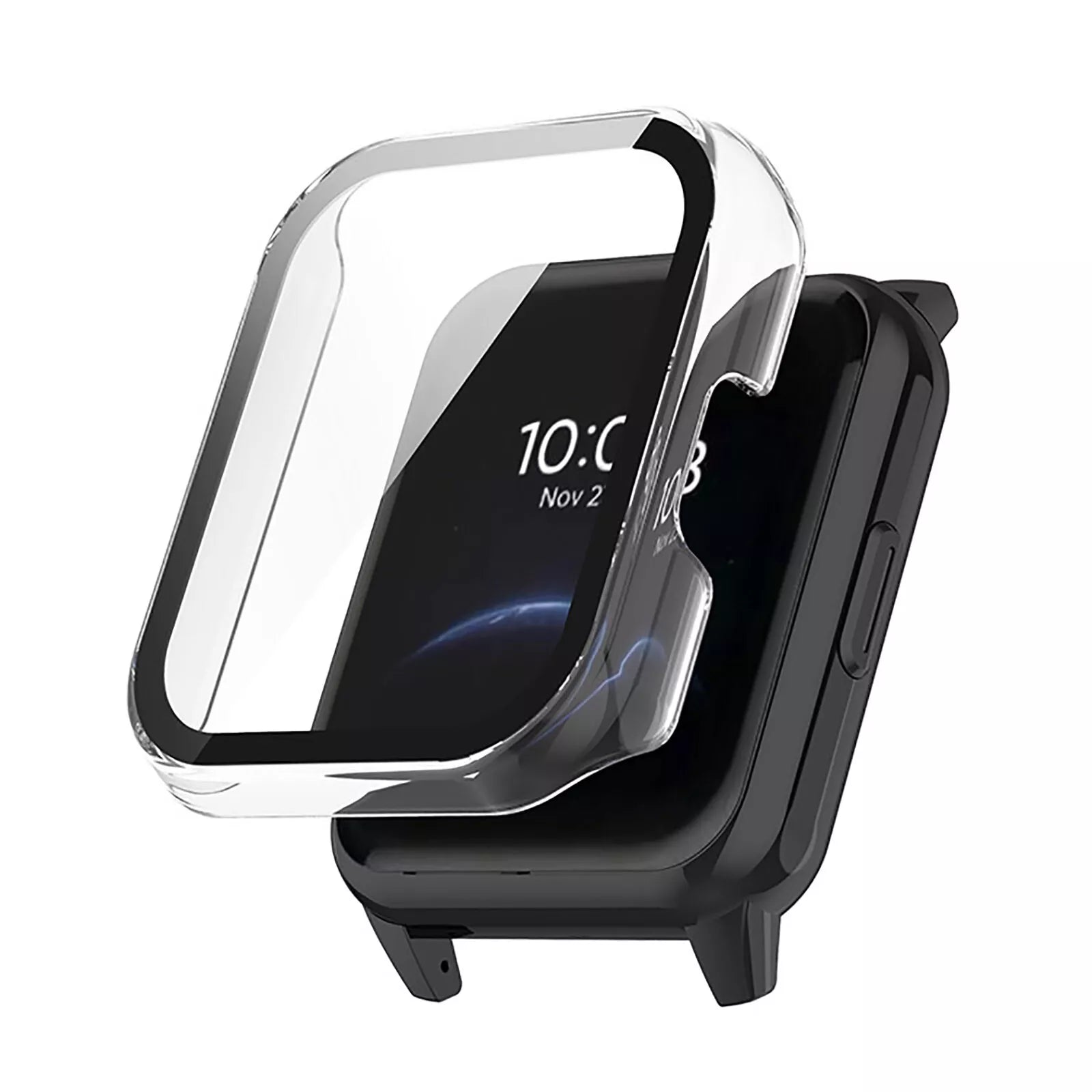 Realme Watch 2 PC Case with Glass (Transparent)